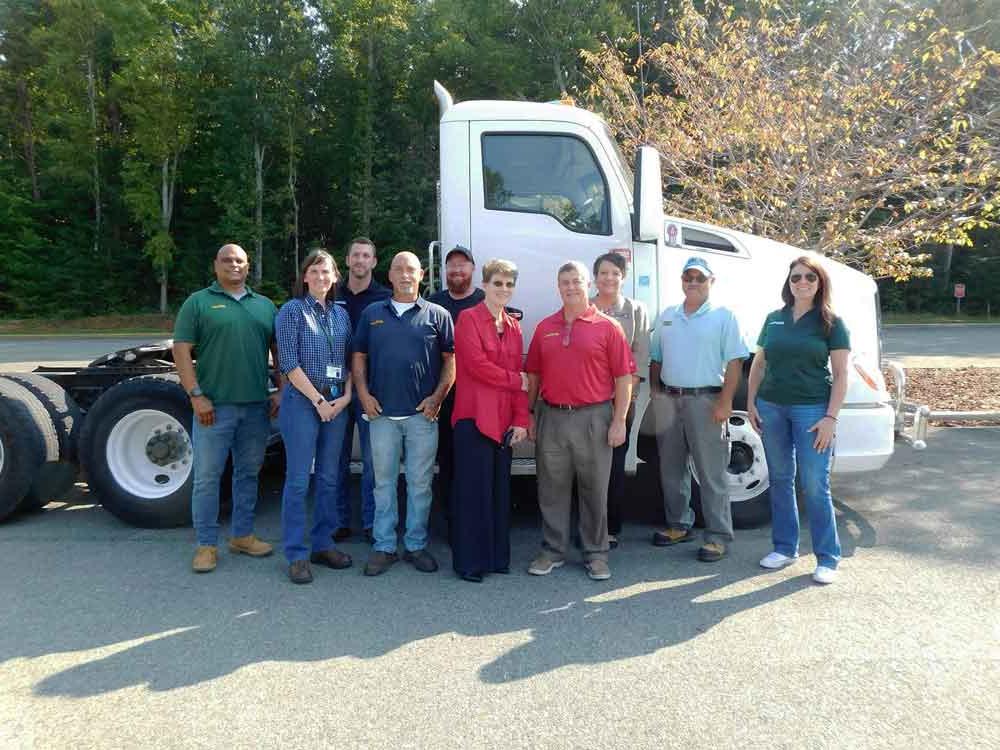 Read the full story, Mountaire gifts Day Cab Tractor for 推荐正规买球平台's Truck Driver Training Program